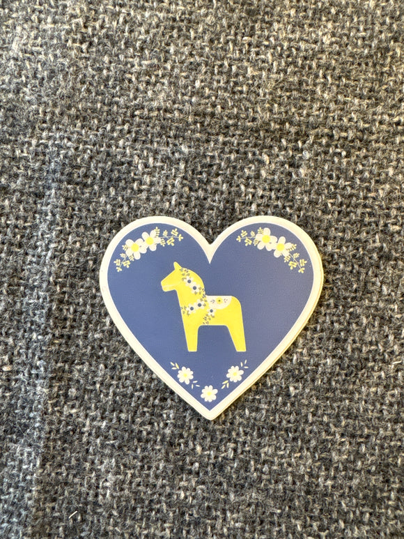 Swedish Horse Heart Sticker