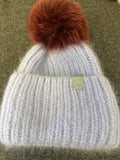 Mjúk Marshmallow Hat with Pom