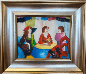 Original Oil of Social Ladies