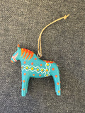 Wood Horse Ornaments