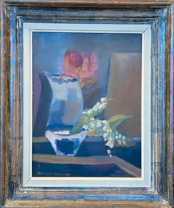 Signed Swedish Still Life, Flowers