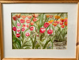 Original Watercolor, Tulips