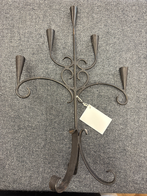 Cast Iron Candlestick Holder