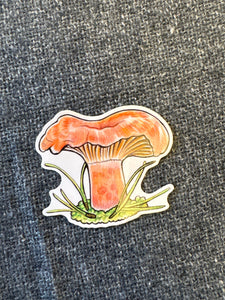 Single Mushroom Sticker