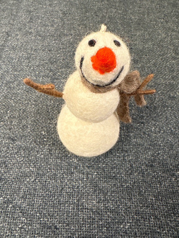 Norman the Snowman Ornament