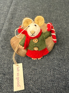 Christmas Mouse Ornament