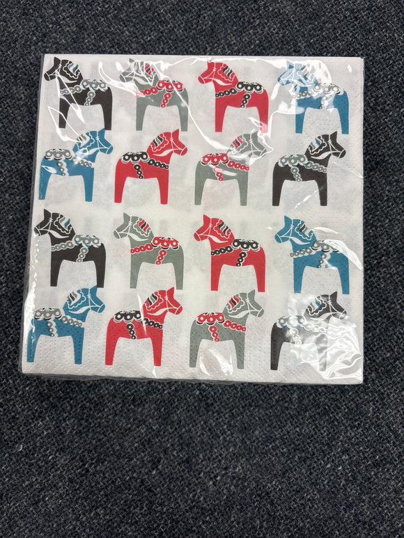 Swedish Horse Paper Napkins