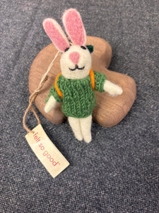 Ronnie the Rabbit Ornament