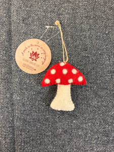 Red Mushroom Ornament