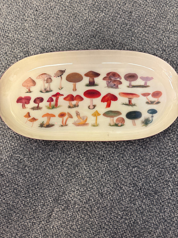 Roomytown Enamel Mushroom Dish