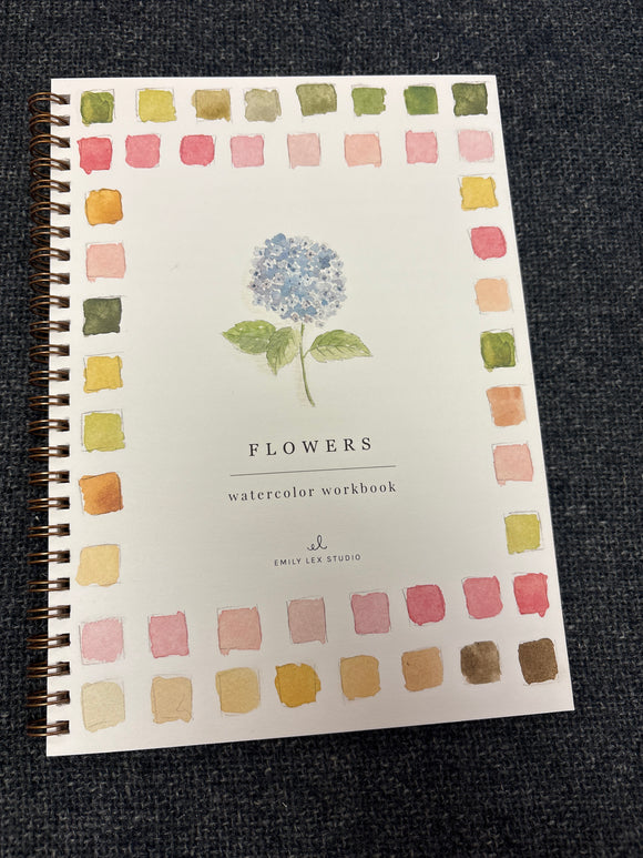 Flowers Watercolor Workbook