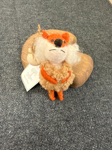 Fox with Vest Ornament