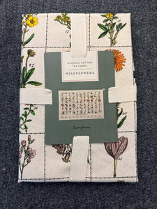 Wildflowers Organic Cotton Tea Towel