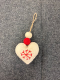 Felt Heart Ornament