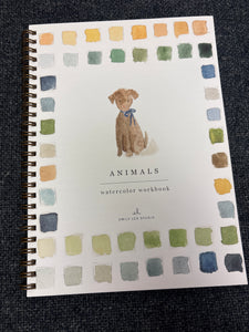 Animals Watercolor Workbook