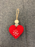 Felt Heart Ornament