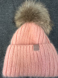 Mjúk Marshmallow Hat with Pom