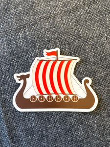 Viking Boat Sticker