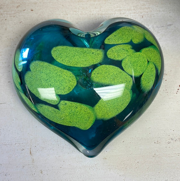 Green Glass Heart