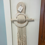 Ceramic and Rope Wall Hanging