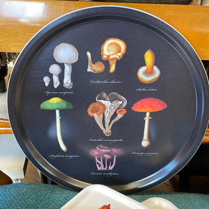 Flora Round Mushroom Dish