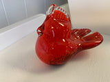 Handcrafted Glass Cardinal